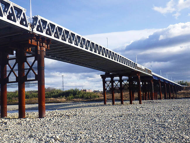 川島大橋仮設橋(歩道)詳細設計