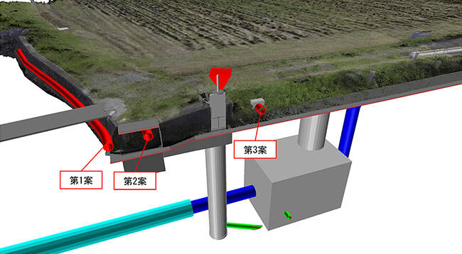 用水路詳細設計内のBIM/CIM 業務