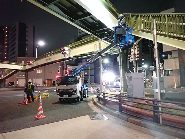 横断歩道橋定期点検業務委託