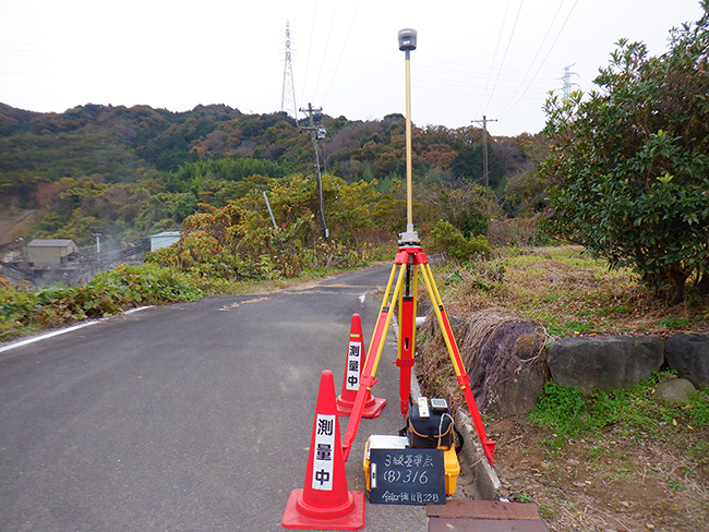 道路改築工事の内測量業務委託